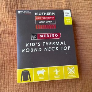 Isotherm Kid's Thermal Round Neck Top